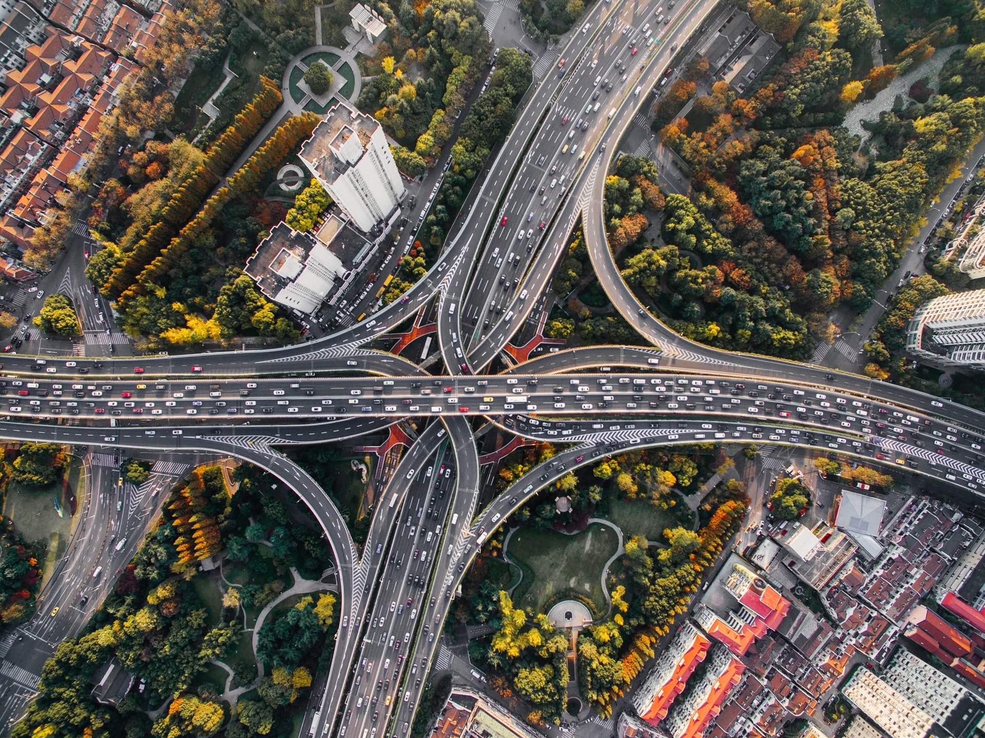 Intersecting roads and pathways, the cover image used in Rick Denham’s presentation